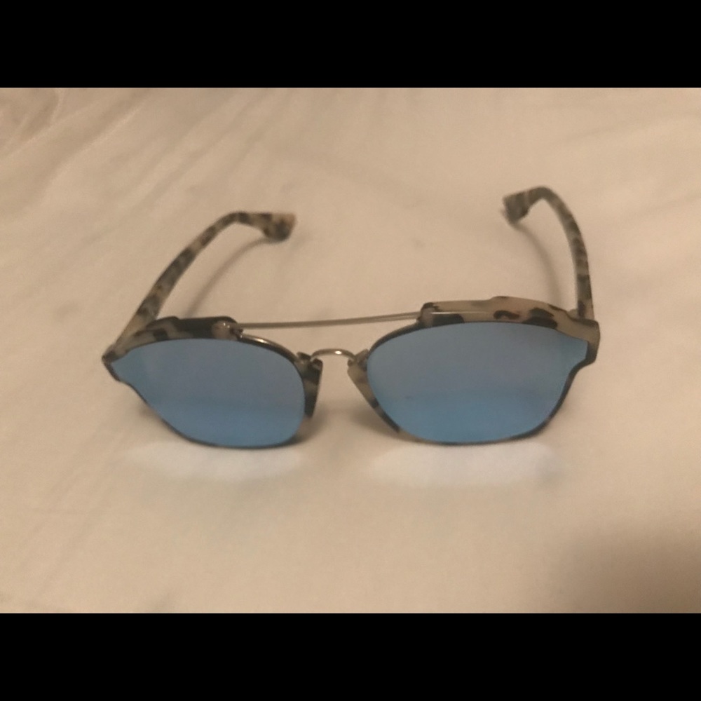 Dior ice blue mirrored sunglasses